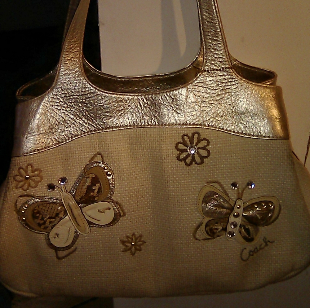 Authentic coach shoulderbag